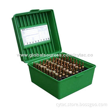 100 Rounds Small Plastic Universal Ammo Case